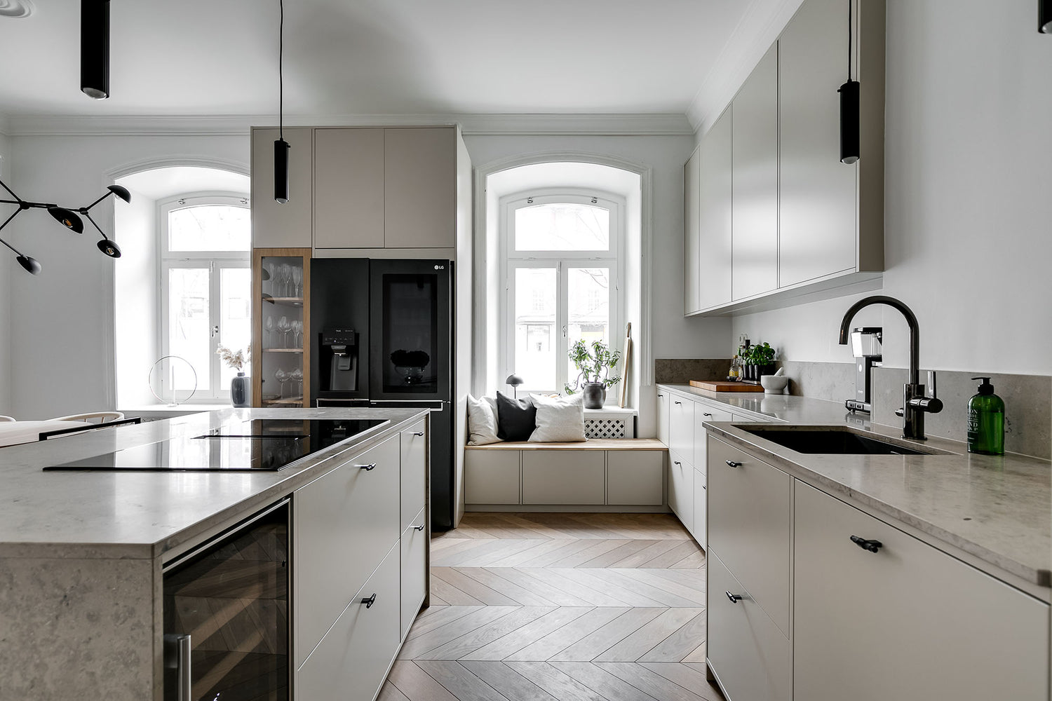 Sérhönnuð IKEA eldhús með Picky Living