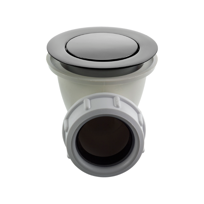 22200 Botnventill f/baðkar - Black Chrome (9419339)