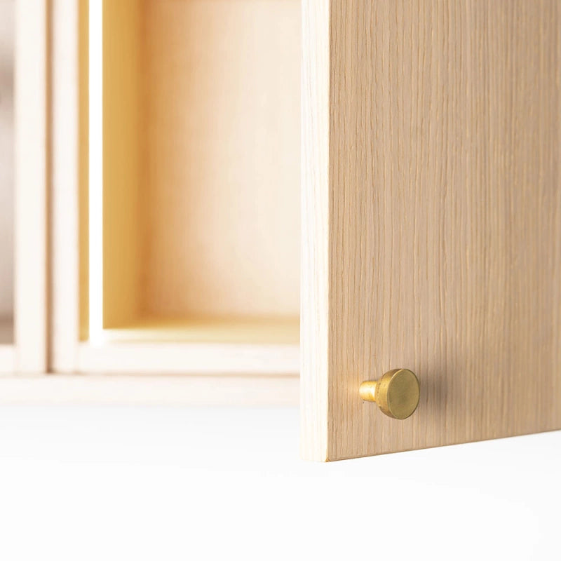 Knob Copenhagen - Raw/Polished Brass