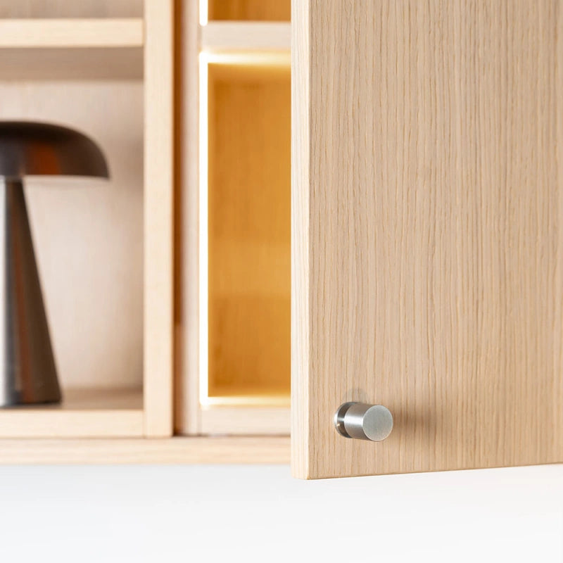 Knob Solo - Brushed Stainless Steel