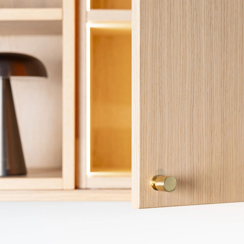 Knob Solo - Polished Brass