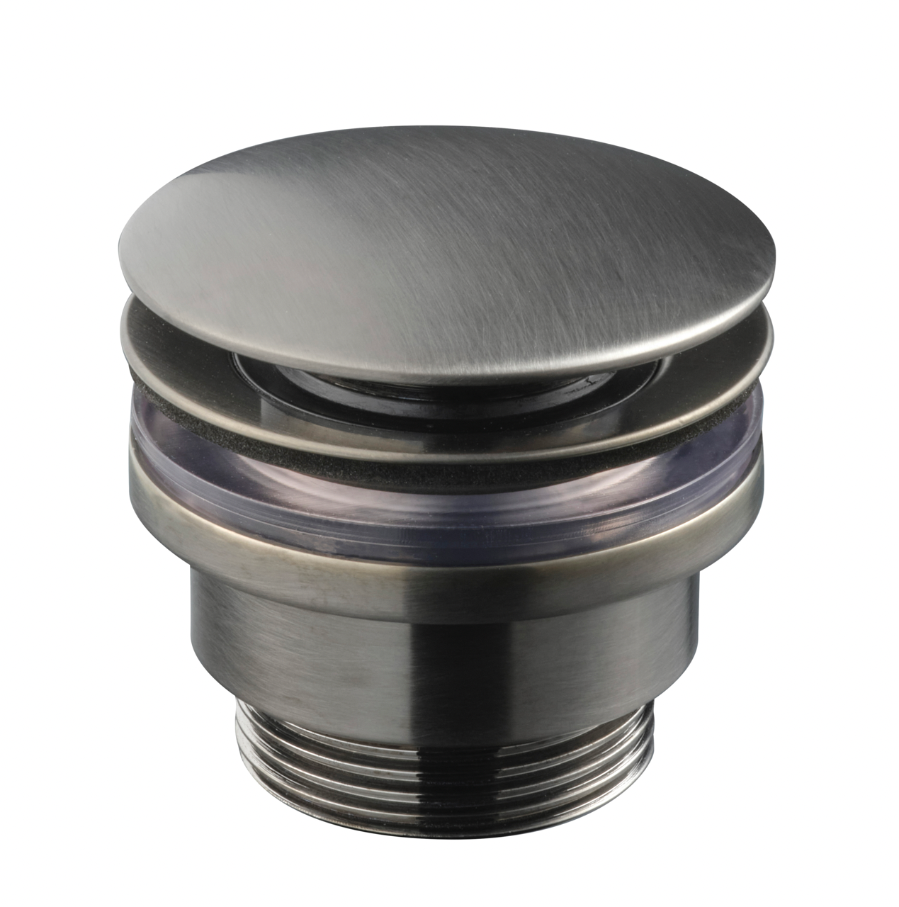 74400 Botnventill - Brushed Black Chrome (9420536)