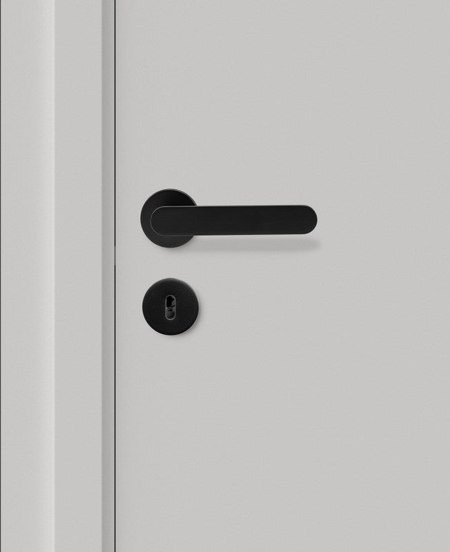 Doorhandle Vibe Plain EUR - Matt Black (752030-41E)