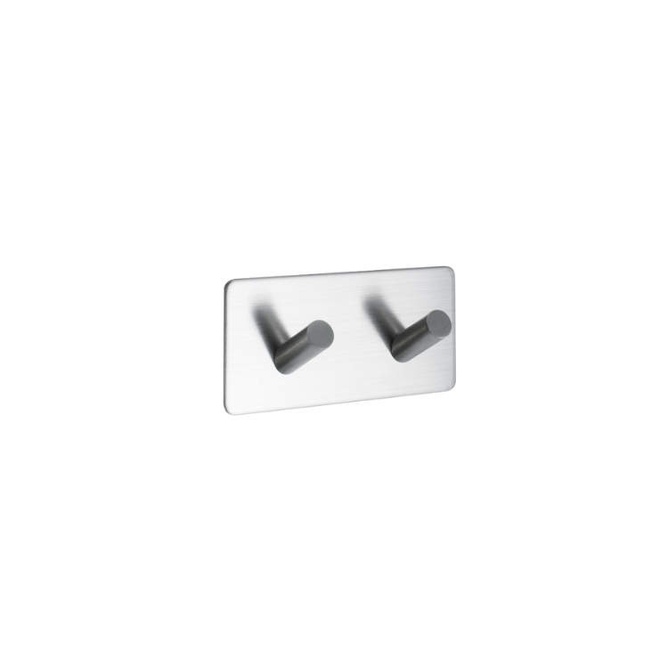 Base 200 2-Hook - Brushed Stainl.Steel (60509-21)