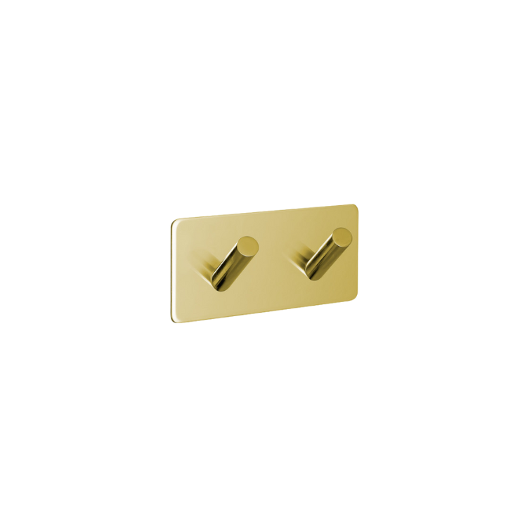 Base 200 2-Hook - Polished Brass (605204-21)
