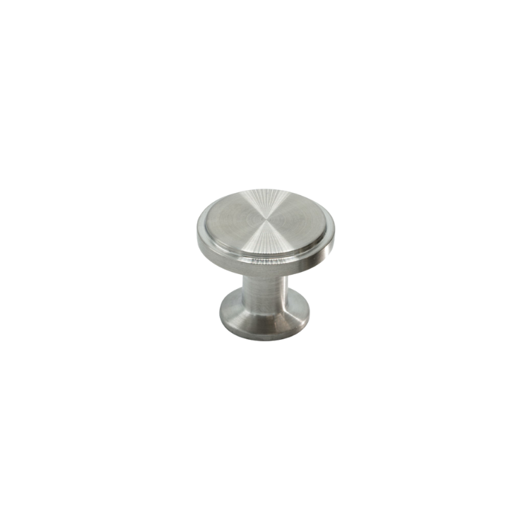 Knob Uno - Brushed Stainless Steel