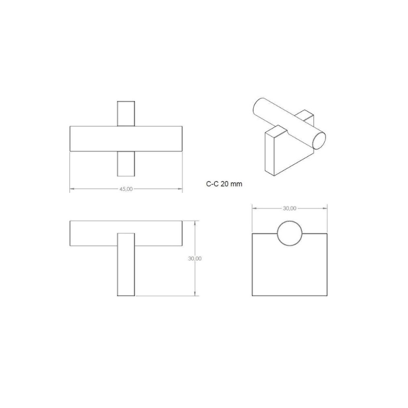 Knob A2.02 - Chrome (104110)
