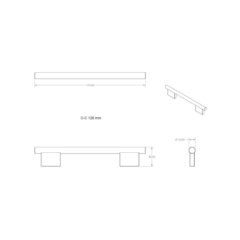 Handle A2.05 - Matte Black (104143)