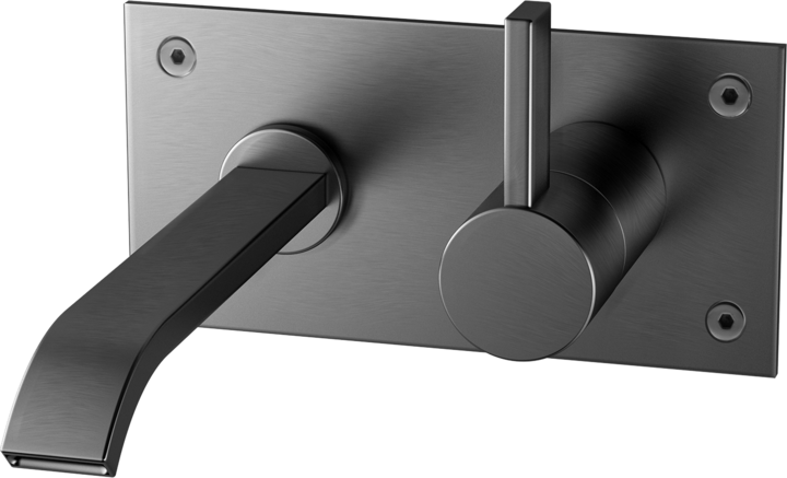 ARM006 Baðblöndunartæki (innbyggt) - Brushed Black Chrome (9426753)