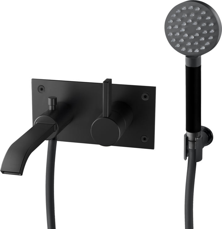 ARM036 Baðkarsblöndunartæki (innbyggt) - Matte Black