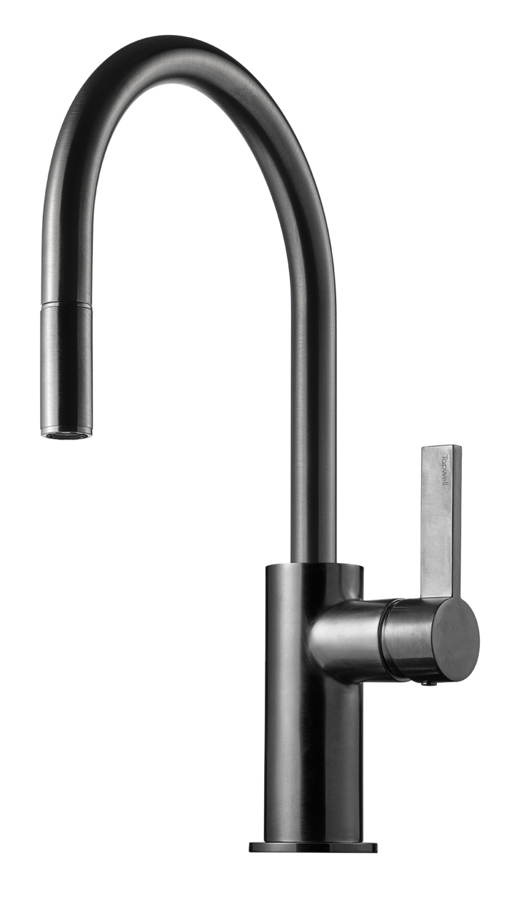 ARM375 Mono - Brushed Black Chrome útdraganlegt eldhúsbl.tæki (9429838)