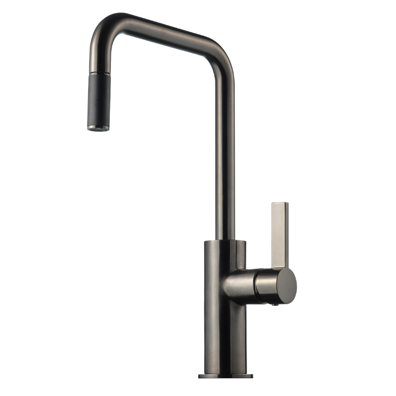 ARM985 Eldhúsblöndunartæki (hátt) - Brushed Black Chrome (9424270)