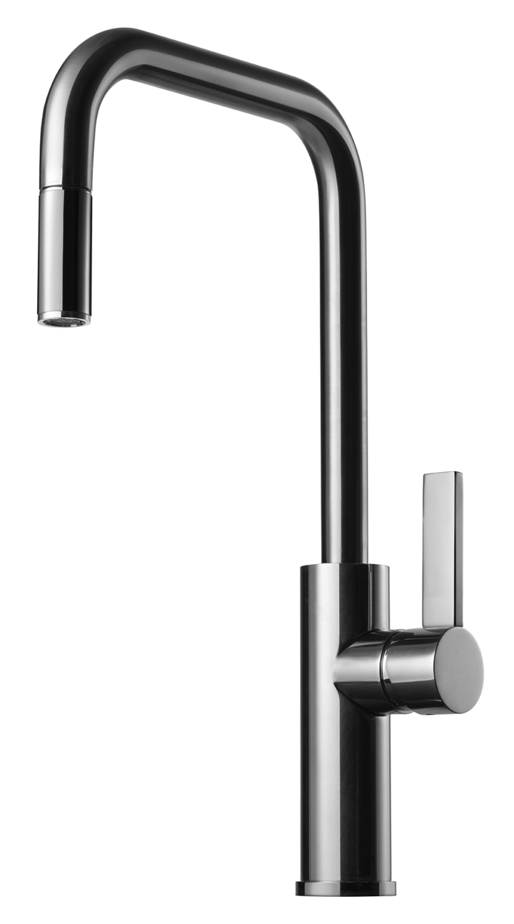 ARM985 Mono (hátt) - Chrome útdraganlegt eldhúsbl.tæki (9429845)