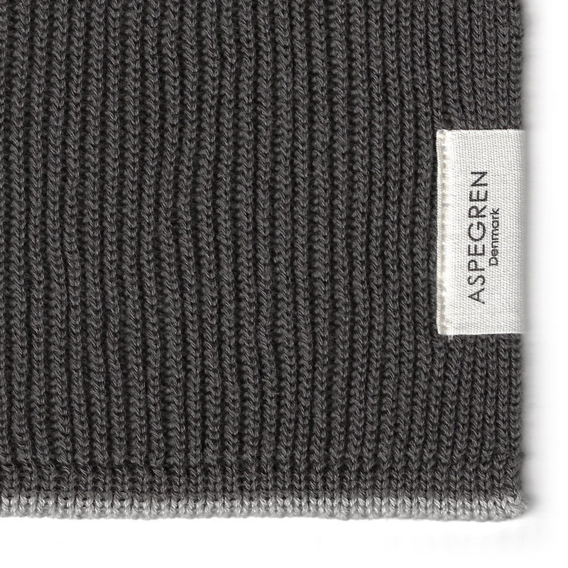 Borðtuska - Knitted Ripple - Flint Gray