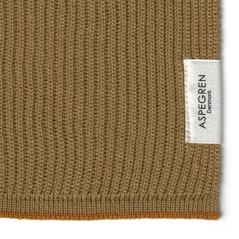 Borðtuska - Knitted Ripple - Honey
