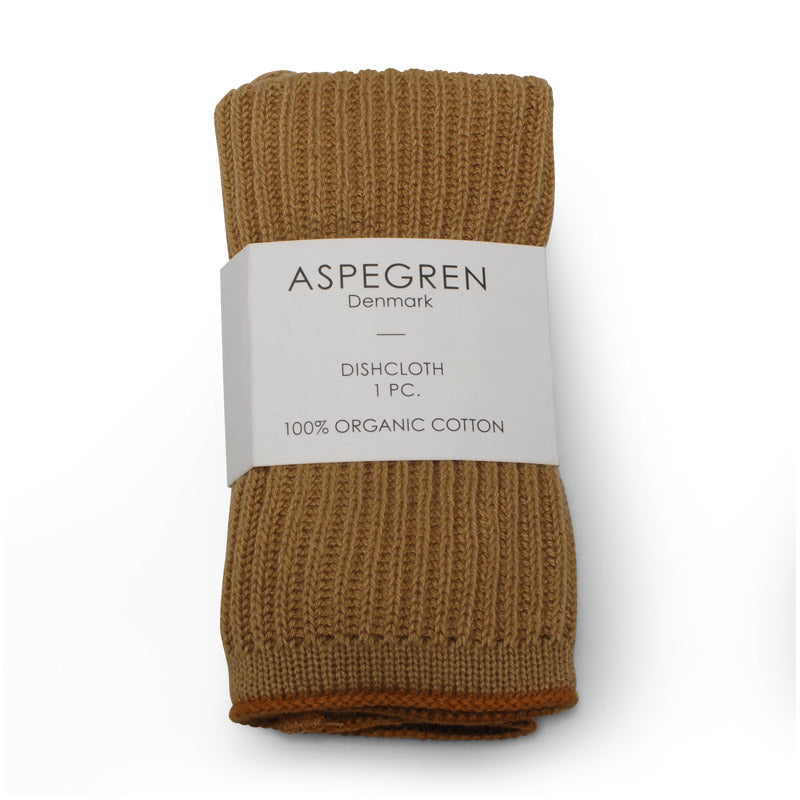 Borðtuska - Knitted Ripple - Honey