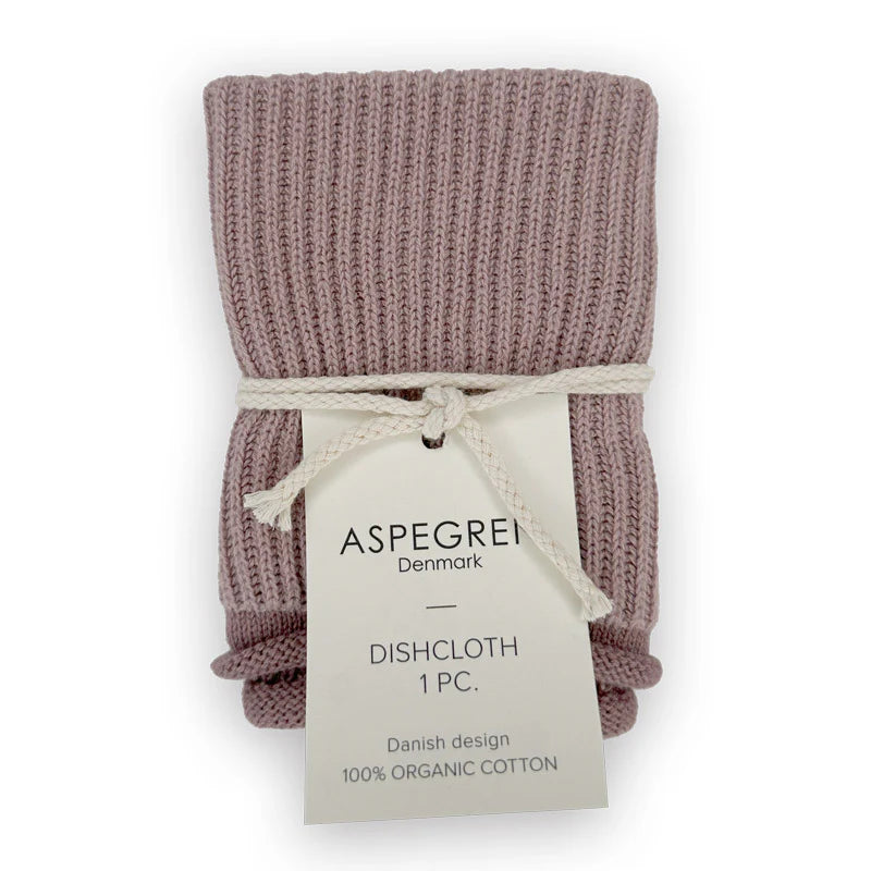 Borðtuska - Knitted Ripple - Mauve