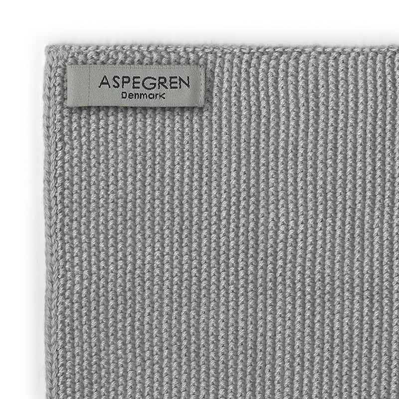 Borðtuskur - Knitted Solid - Gray 2 stk.