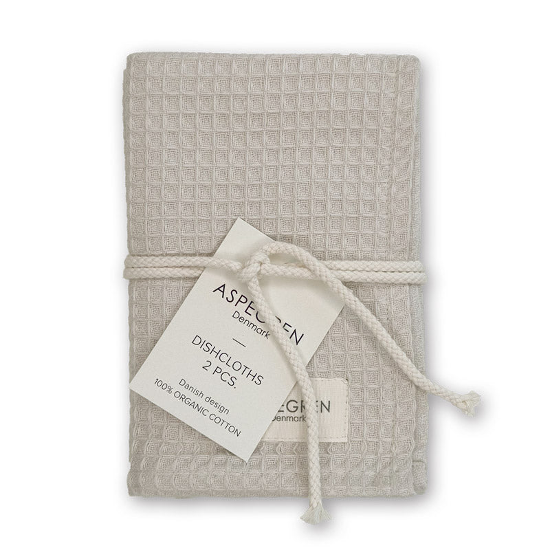 Borðtuskur - North - Beige 2 stk - HÆTT Í FRAMLEIÐSLU