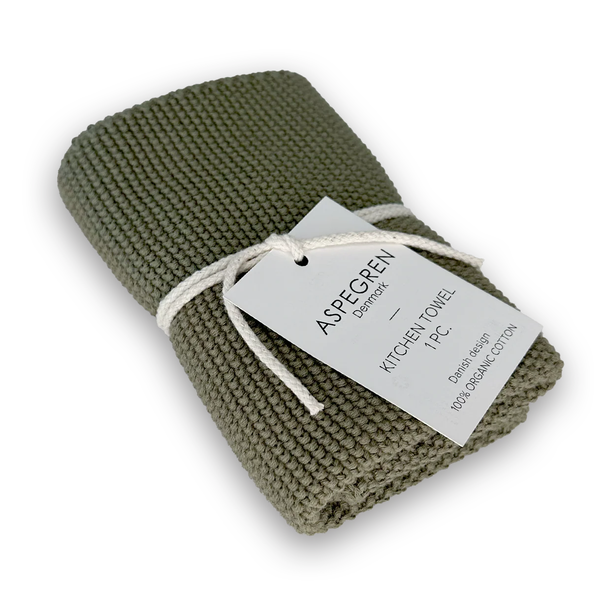 Eldhús handklæði - Solid - Olive