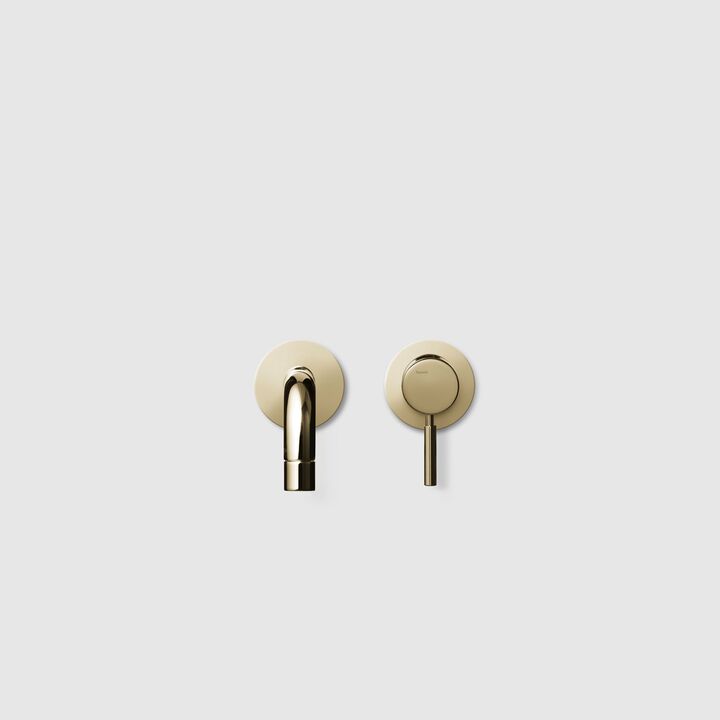 BOX006 Round innbyggt handlaugatæki - Honey Gold (9428901)