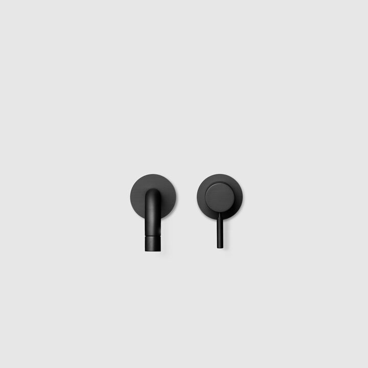 BOX008 Round innbyggt handlaugatæki - Matte Black (9428905)