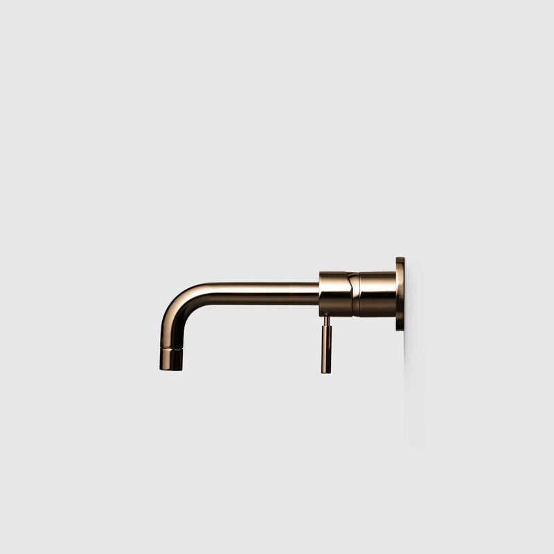 BOX008 Round innbyggt handlaugatæki - Polished Brass (9428906)