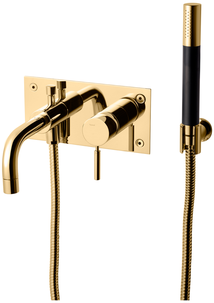 BOX026 Baðtæki - Polished brass (9418479)