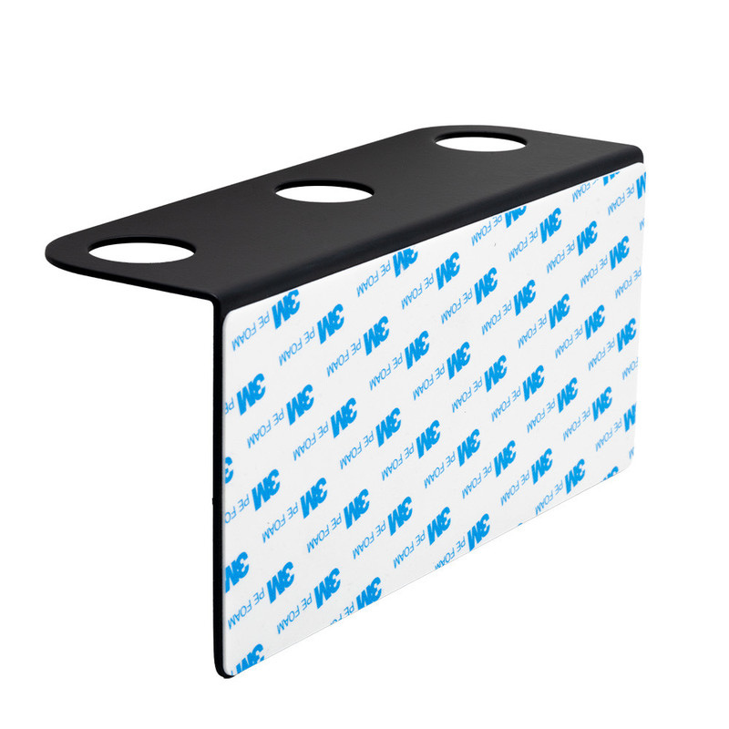 Base Þrefaldur Sápupumpuhaldari - Brushed Stainless Steel (606086-41)