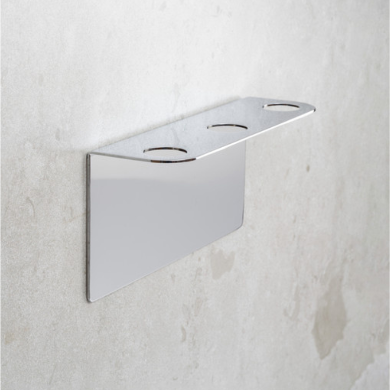 Base Þrefaldur Sápupumpuhaldari - Chrome (606085-41)