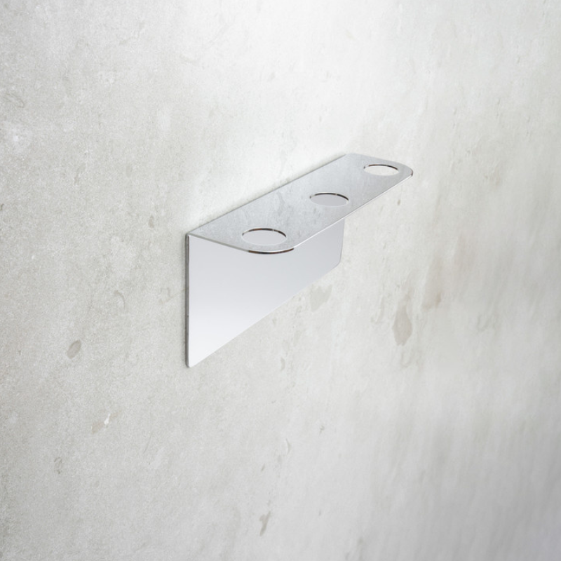 Base Þrefaldur Sápupumpuhaldari - Chrome (606085-41)