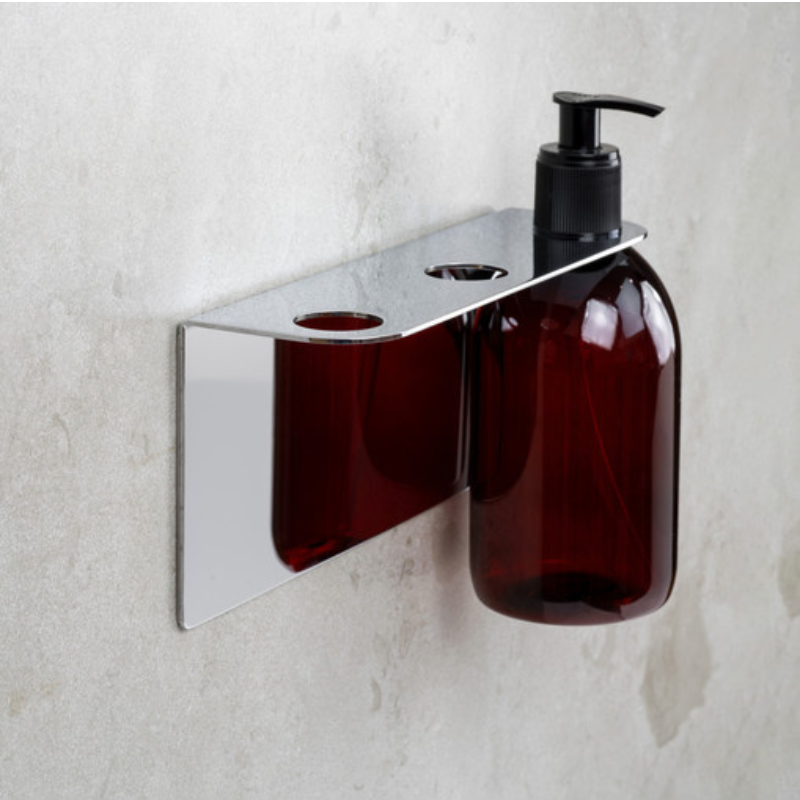 Base Þrefaldur Sápupumpuhaldari - Chrome (606085-41)