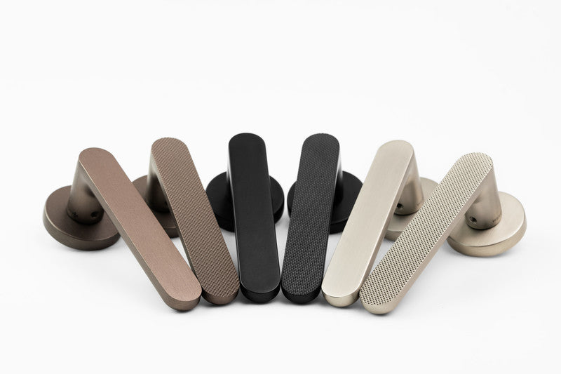 Doorhandle Vibe Plain EUR - Matt Black (752030-41E)