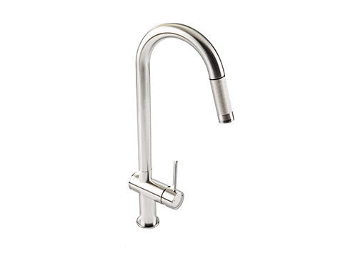 Grande Pull Out Eldhúsblöndunartæki - Brushed Steel