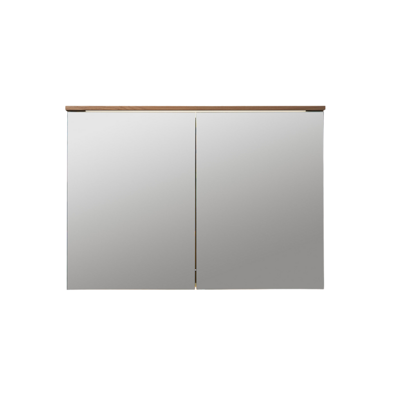 Haven H2/MC100 Speglaskápur - Walnut Wood