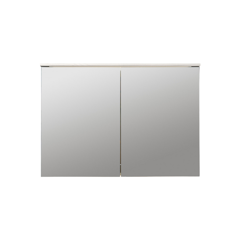 Haven H2/MC100 Speglaskápur - White Wood