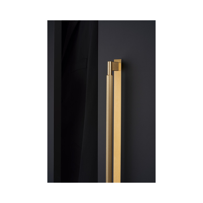 Handle Arpa/backplate 1178c/c - Brushed brass (373116-11)