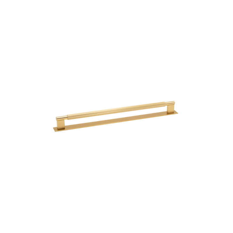 Handle Arpa/backplate 320c/c - Brushed brass (373106-11)