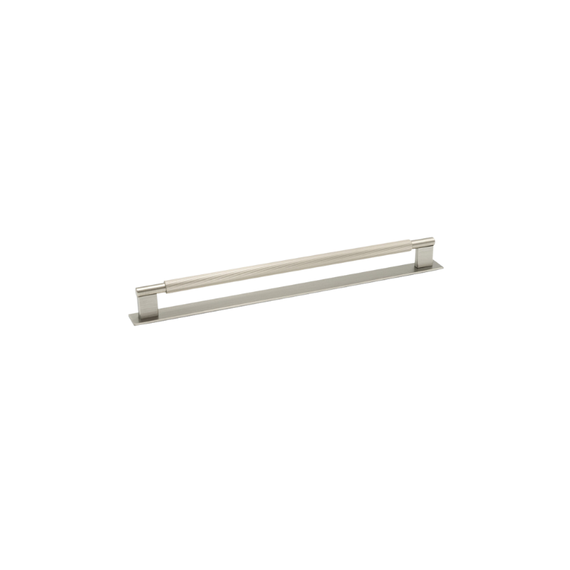 Handle Arpa/backplate 320c/c - Stainless steel look (373105-11)