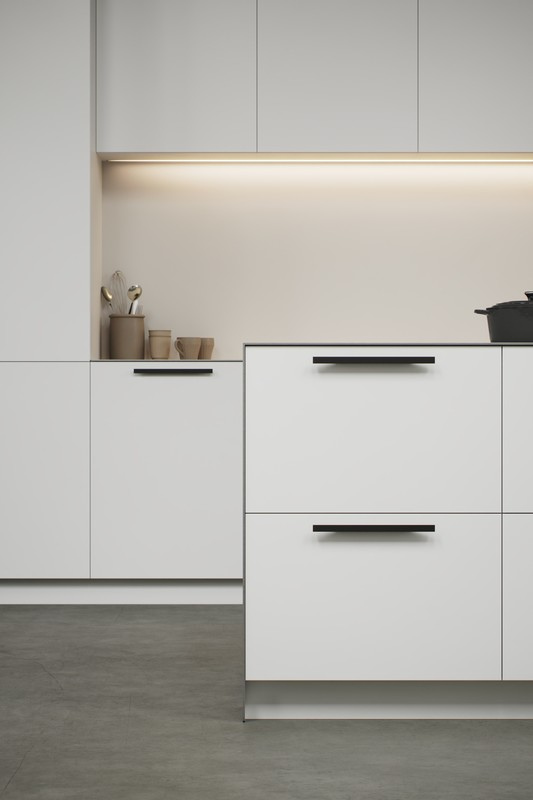 Handle Facet 96c/c - Matt Black