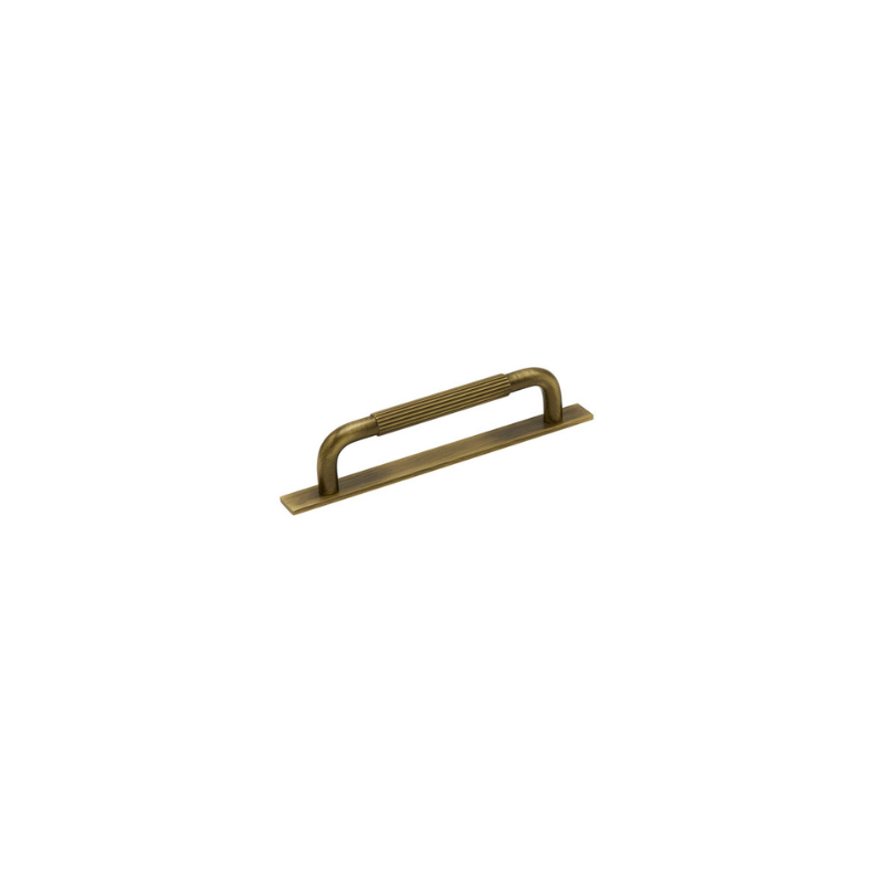 Handle Helix Stripe/backplate 128c/c - Antique Bronze