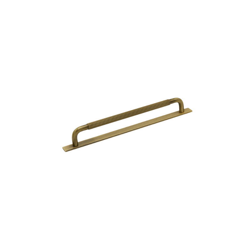 Handle Helix Stripe/backplate 224c/c - Antique Bronze