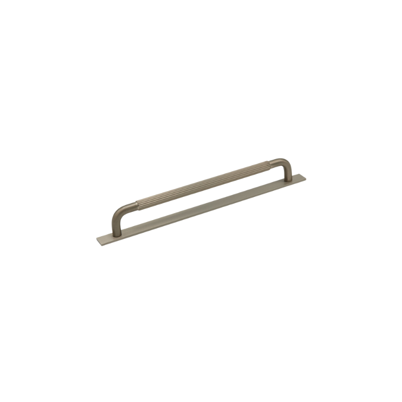Handle Helix Stripe/backplate 224c/c - Stainless Steel