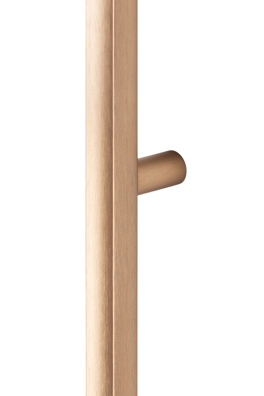 Handle Moon 384c/c - Brushed Brass