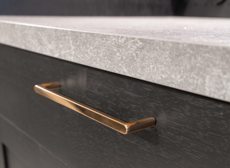 Handle Pura 160c/c - Polished Brass