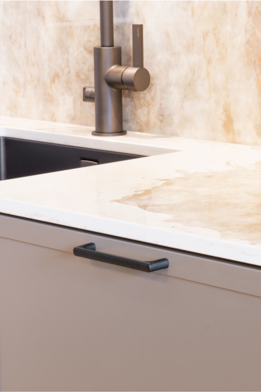 Handle Ethel 128c/c - Matt Black