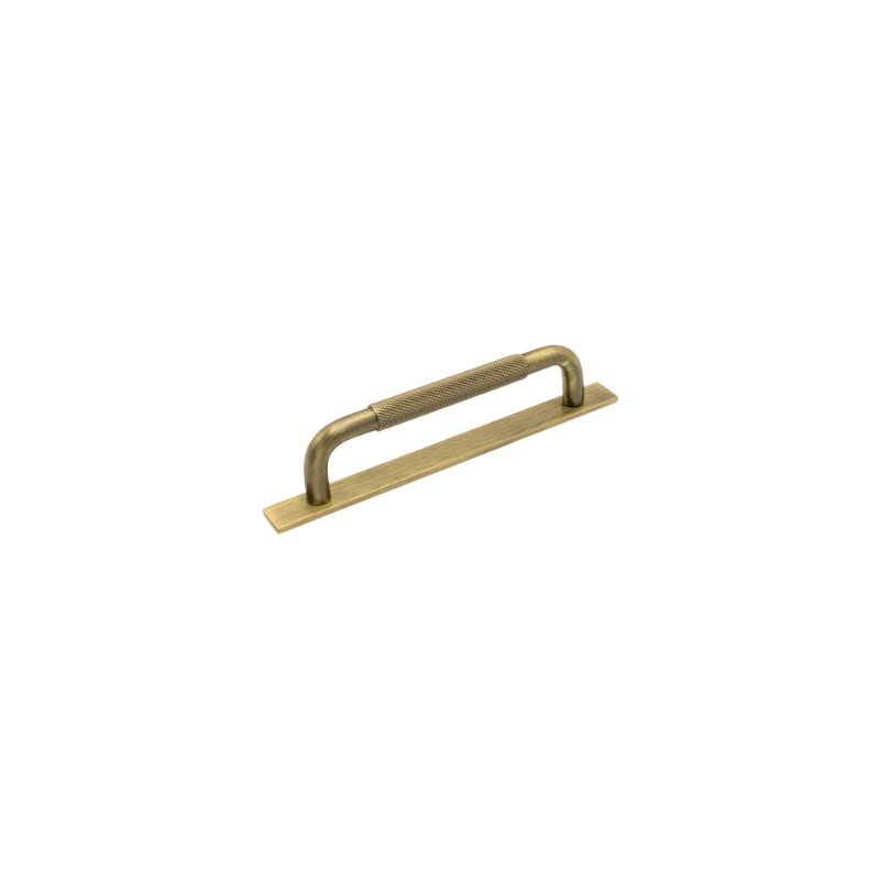 Handle Helix/back plate 128c/c - Antique Bronze