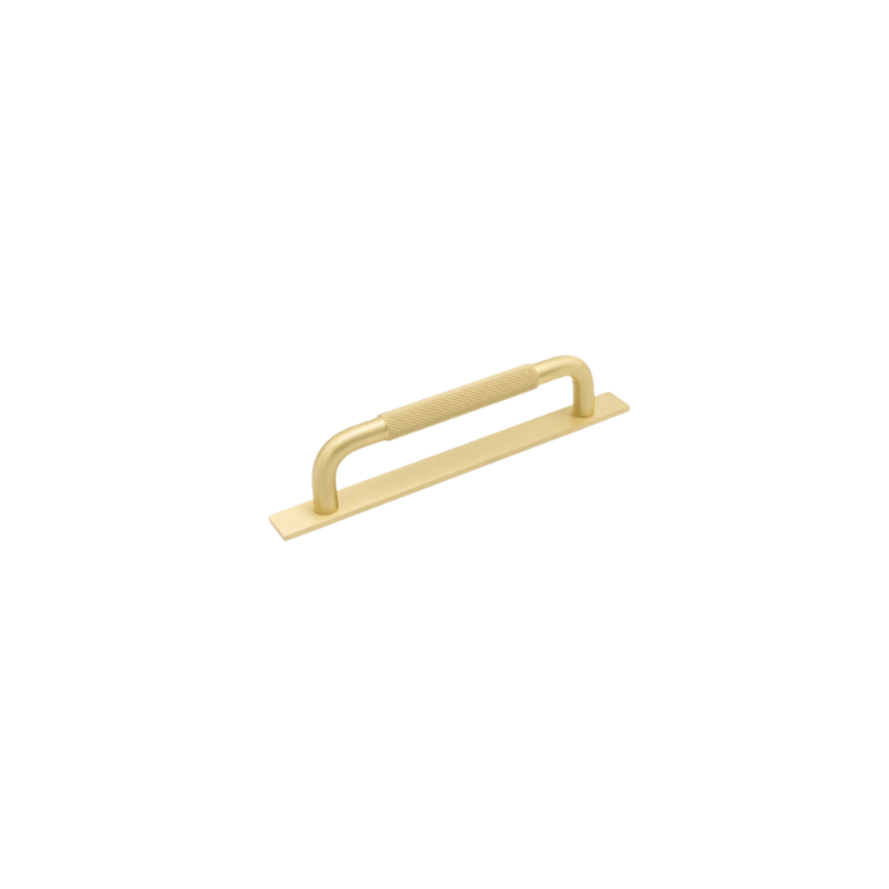 Handle Helix/back plate 128c/c - Brass