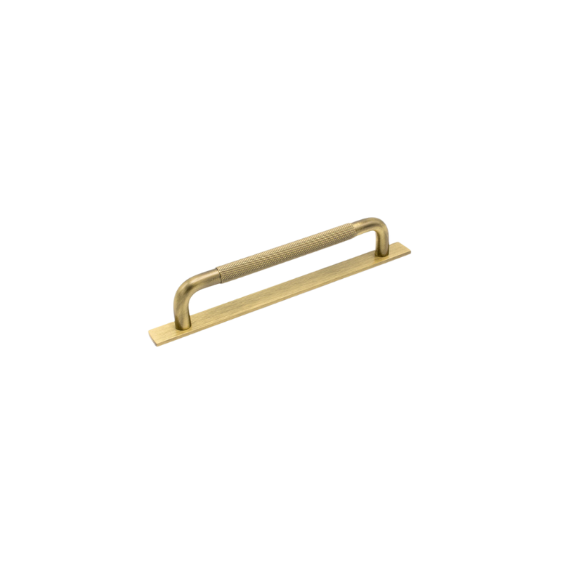 Handle Helix/back plate 160c/c - Antique Bronze