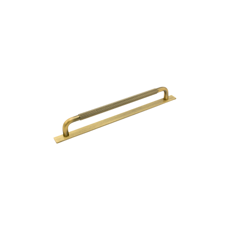 Handle Helix/back plate 224c/c - Antique Bronze
